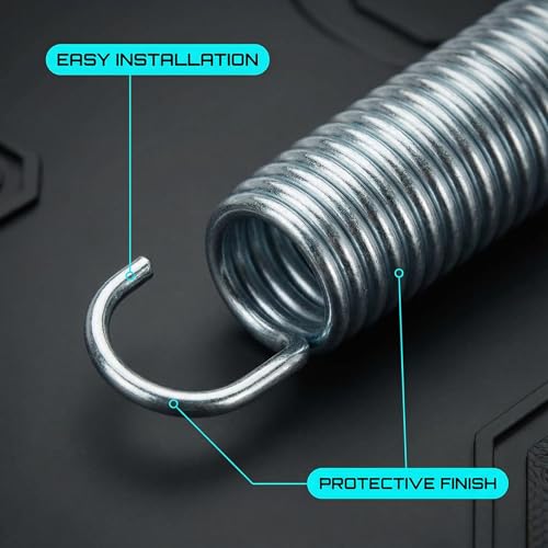 4 Pack 5-1/2 Inch 9625 Mechanical Extension Springs with Hook Ends | Rocking Horse Springs, Rocking Horse Spring Loaded, for Appliances, Automotive, Marine Vessels, Toys, Tools, Machinery