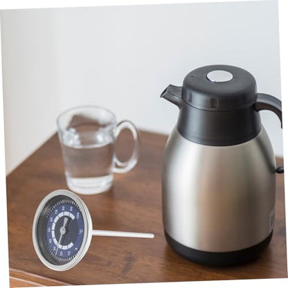 Probe Stainless Steel Kettle Thermometer High Precision Temperature Gauge for Brewing Cooking and Baking Easy to Attach Kettle Accessory and Travel Friendly Design