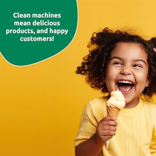 Stera Sheen 16lb Green Label Ice Machine & Ice Maker Cleaner + Sanitizer - Milkstone Remover & Descaler for Scotsman, Soft Serve Equipment, Food-Contact Surface - Restaurant-Grade - 4lb Jars, 4 Pack - size: 4 LB. Jar (Pack of 4)