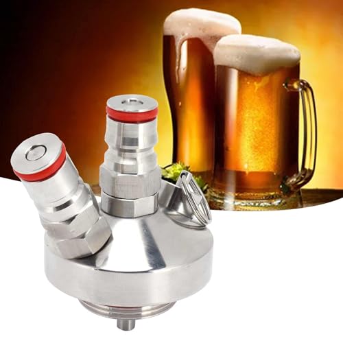 Mini Keg Beer Dispenser Kit Stainless Steel Beer Dispenser Relief Valve for 2L/3.6L/5L Keg Beer Brewing Pots or Beer Brewing Pot Accessorie