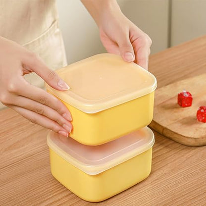 TOPINCN Plastic Cheese Storage Container with Airtight Lid, Food Storage Box for Fridge, Large Capacity Container for Vegetables Fruits and Cheese (L) - size: L