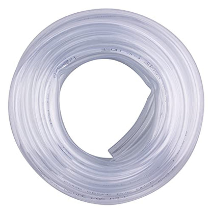 DERNORD PVC Tubing 1/2"ID X 5/8"OD Flexible Clear Vinyl Hose 25 Feet for Food Grade - size: 25 Feet, style: 1/2"ID X 5/8"OD