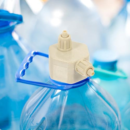 DIY Aquarium CO2 Generator Bottle Caps Portable Reactor Parts 2Pcs Replaceable ABS Material Aquarium Plants System Supplies