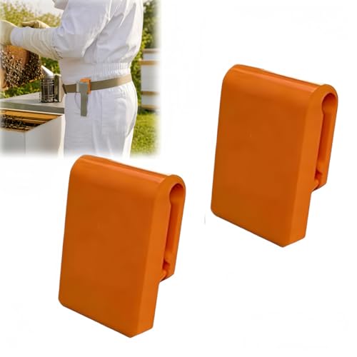 Magnetic Hive Tool Holder Compatible with J-Hook & Standard Hive Scrapers, Secure Keeper for Beekeeping Accessories, Bee Suit & Belt Attachment