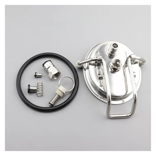 Home Brewing Homebrew Beer Corny Keg Carbonation Lid with Ball Lock Gas Post + Hose Tube + 0.5 Micron Diffuser Stone Brewing Accessories
