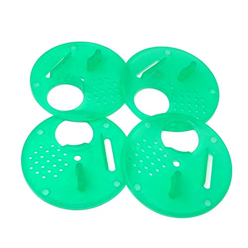 Honbay 12PCS Plastic Bee Nest Door Entrance Disc Round Beehives Vent Bee Hive Nuc Box Entrance Gate Bee Nest Door Beekeeping Tools