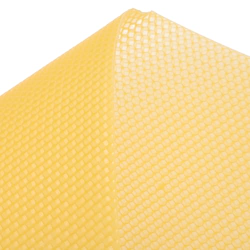 Veemoon 30pcs Beeswax Beehive Foundation Sheets Honeycomb Base for Beekeeping Supplies 41.5×19.5cm Natural Bee Comb Frames for Honey Hive Equipment