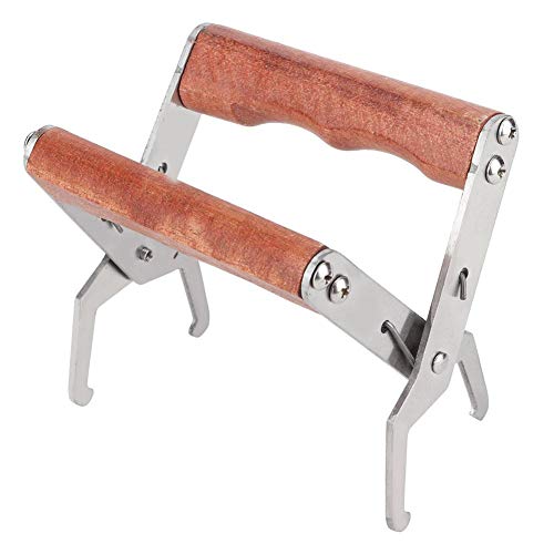 AUNMAS Beehive Clip Stainless Steel Bee Frame Holder Clamp Tong Lifter Capture Apiculture Tool Beekeeping Equipment for Beekeeper