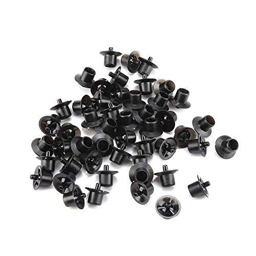 AUNMAS 50pcs Beekeeping Queen Rearing Bee Cups, Queen Cell Cups Cell Cups Bee Keeper Equipment Tool Apiculture Supply Black (Black) - color: Black