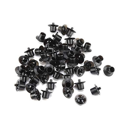 AUNMAS 50pcs Beekeeping Queen Rearing Bee Cups, Queen Cell Cups Cell Cups Bee Keeper Equipment Tool Apiculture Supply Black (Black) - color: Black