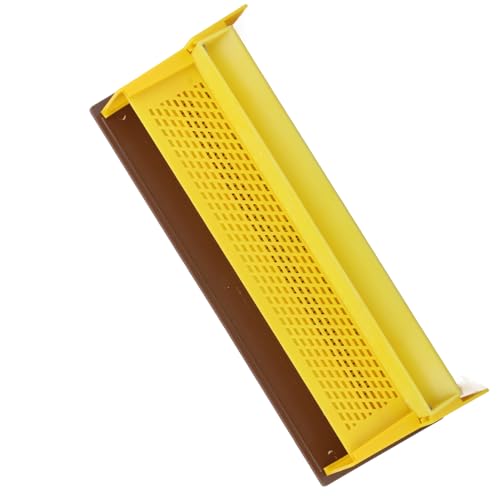 Multifunction Plastic Pollen Trap, Bee Pollen Collector and Feeding Box, Adjustable Beekeeping Accessory Tool for Hive Entrance with Collect Box for Beekeepers