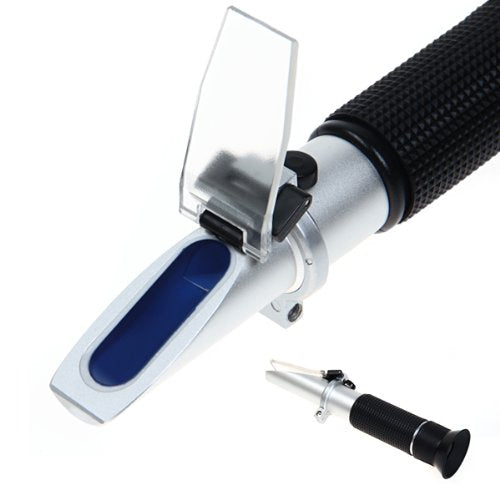 Hand Held S.g. 1.000-1.130 Brix 0-32%brix Wine Wort Beer Brewing Refractometer Rsg-100atc
