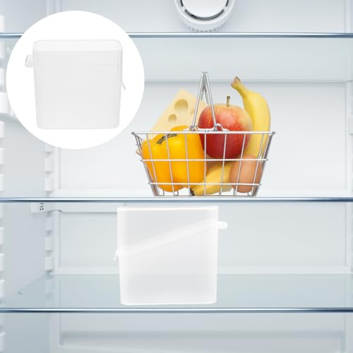 VICASKY Cheese Slice Storage Box with Airtight Lid, Refrigerator Food Container for Cheese and Tea Bag Organization, Mini Fridge Storage Case for Kitchen Use,