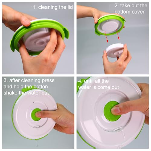 FOSA Vacuum Seal Food Storage System Reusable Medium Containers, 2 pack, 600ml size (Vacuum Pump not Included) - size: 20oz × 2
