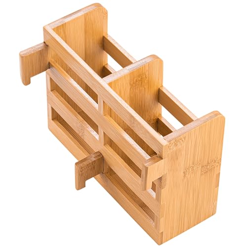 Bamboo Utensil Holder for Dish Rack - Flatware, Cutlery and Utensil Drying Caddy - Fits Bambusi Bamboo Dish Drying Racks Natural - style: Utensils Holder
