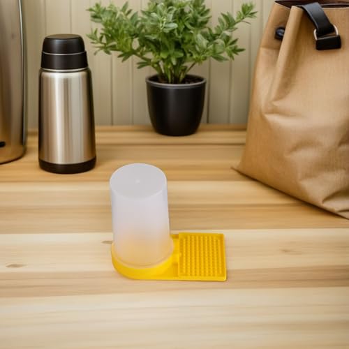 HEMOTON 10pcs Honey Beehive Entrance Feeders and Bee Hive Water Feeders for Beekeeping with Large Capacity European Style Watering Station for Hive Feeding