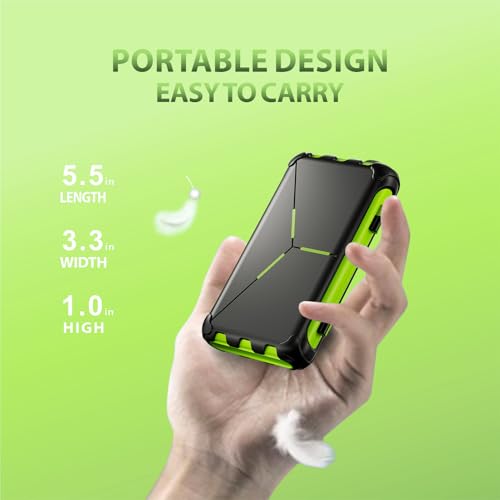 Precision Pocket Scale, 200gx0.01g Jewelry gram Scale, Digital Food Scale with LCD Display, one-Click Conversion 6 Units, Mini Scale for Weed/Kitchen/Powder/herb/Coins(Battery Included) - color: Fluorescent green