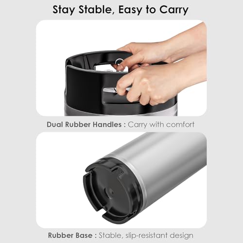 Stainless Steel Ball Lock Kegs, Set of 2, Homebrew Beer Cornelius Keg, 5 Gallon and 5 Gallon - color: 2 Kegs