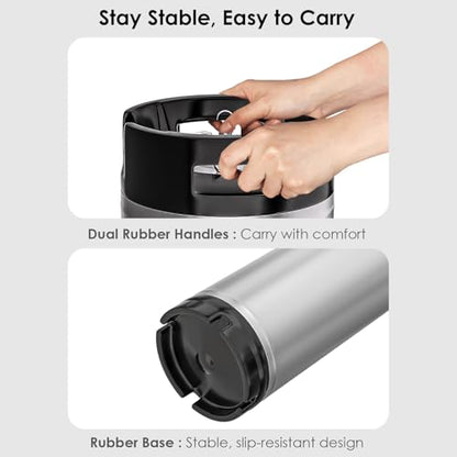Stainless Steel Ball Lock Kegs, Set of 2, Homebrew Beer Cornelius Keg, 5 Gallon and 5 Gallon - color: 2 Kegs