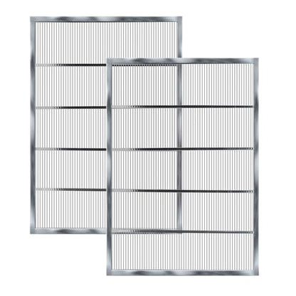 2Pcs Metal Queen Excluder Beehive Queen Bee Excluder Beekeeping Queen Excluders Beekeeping Tools (8 Frame 2Pcs) - size: 8 Frame 2Pcs