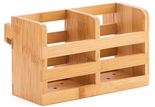 Bamboo Utensil Holder for Dish Rack - Flatware, Cutlery and Utensil Drying Caddy - Fits Bambusi Bamboo Dish Drying Racks Natural - style: Utensils Holder