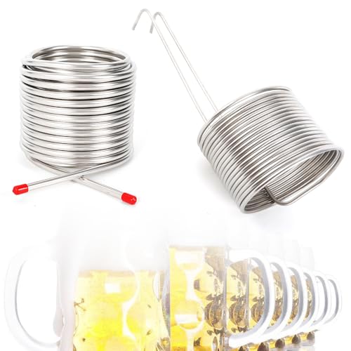 304 Stainless Steel Tubing Coil, Cooling Coil Pipe, Immersion Wort Chiller Cooling Coil Pipe for Home Brewing