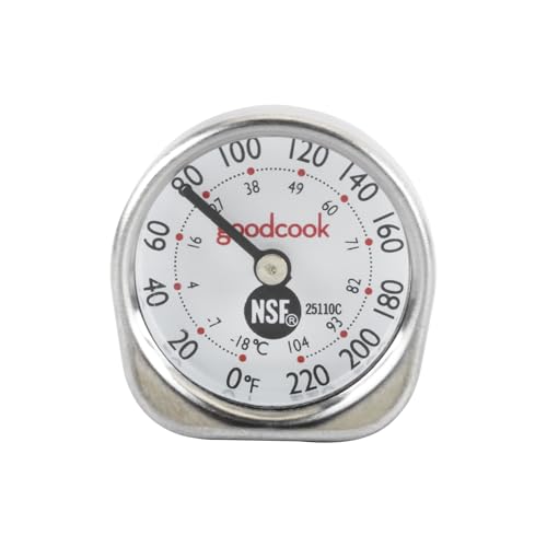 GoodCook Everyday Digital Instant Read Thermometer, LCD Display, Stainless Steel Probe, Recalibratable, Includes Protective Pocket Sleeve - size: 1 EA