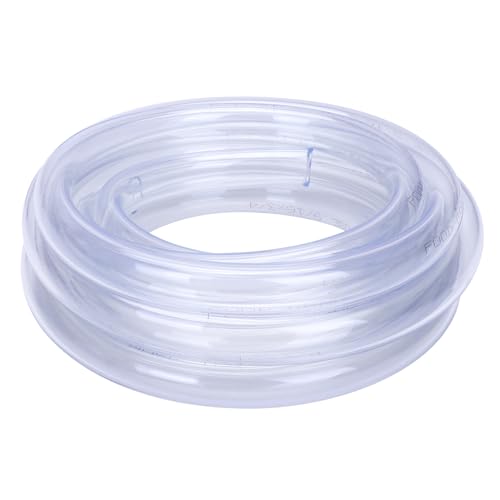 DERNORD PVC Tubing 9/16"ID X 3/4"OD Flexible Clear Vinyl Hose 10 Feet for Food Grade - size: 10 Feet, style: 9/16"ID X 3/4"OD