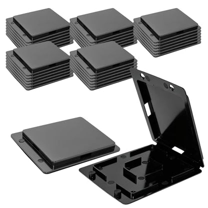 50 PCS Hive Beetle Catchers, Reusable Black Plastic Beekeeping Supplies, Beekeeping Tools for Farm & Apiary Care