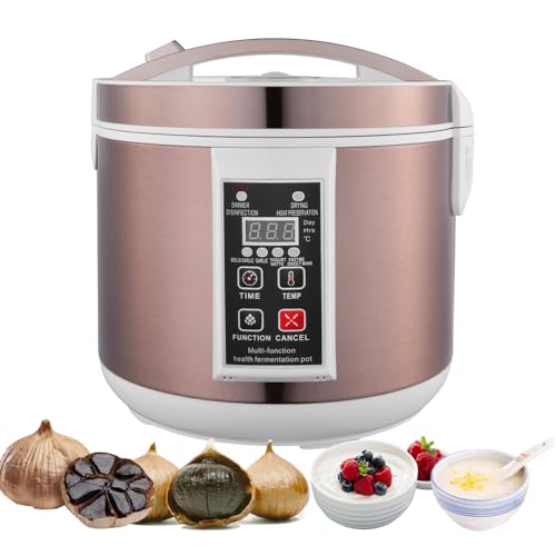 INTBUYING 6L Multi-Functional Garlic Yogurt Natto Fruit Sweet Rice Wine Fermentation Health Pot 110V
