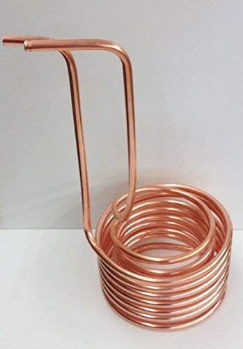 Quick Chill Double Coil Immersion Chiller with 3/8" Tubing, Copper