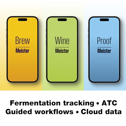 Alcohol Meter by Anton Paar – Includes EasyDens Hydrometer & SmartRef Refractometer | Direct ABV for Beer, Wine, Cider, Kombucha & Liqueur