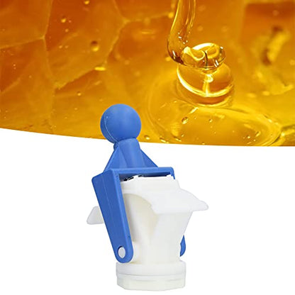 Honey Extractor Valve, 6.9 X 3.5 X 3.1in Good Airtightness Adjustable Spring Honey Gate Valve with Ergonomic Ball Handle, Honey Extractor Accessory Beekeeping Supplies with Screwdriver