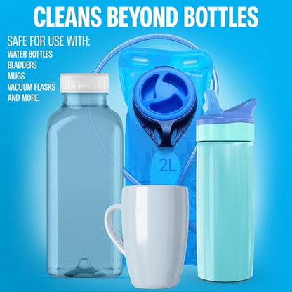 Sudstainables Water Bottle Cleaning tablets bundle with Washing Machine Cleaning tablets