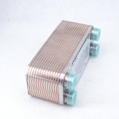 30 Plates Wort Chiller 304 Stainless Steel Homebrew Heat Exchanger 3/4" NPT Male 0.336m2-195°C to +220°C Wort Chiller