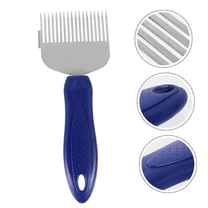 Multi-Functional Honeycomb Scraper Tool for Beekeepers Sturdy Stainless Steel Honey Uncapping Fork with Plastic Handle Essential Beekeeping Equipment for Honey Extraction