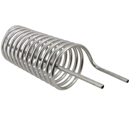 Premium 304 Stainless Steel Immersion Wort Chiller - 15ft Glycol Cooling/Heating Coil for Home