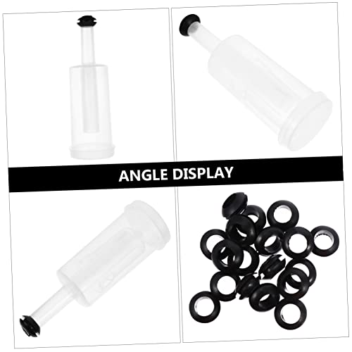 DECHOUS 3-Piece One-Way Brewing Stopper Set Silicone Air Locks for Fermentation Sturdy Brewing Stoppers Lids for Home Supplies