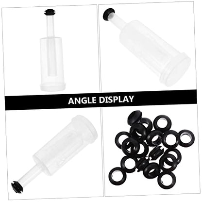 DECHOUS 3-Piece One-Way Brewing Stopper Set Silicone Air Locks for Fermentation Sturdy Brewing Stoppers Lids for Home Supplies