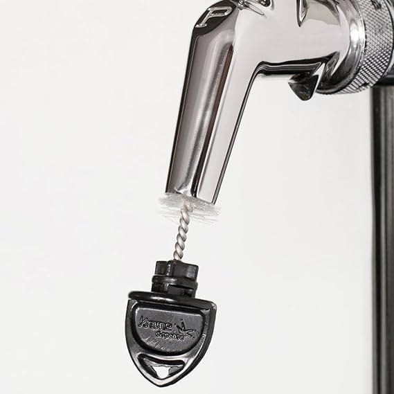 Beer Keg Line Beer Cleaning kit with 4oz Beer Line Cleaner - Hand Pump Pressurized - Easy Safe to Use Keg Cleaner - Brush Faucet Plug - With Ball Lock Keg Adapter - style: Ball Lock