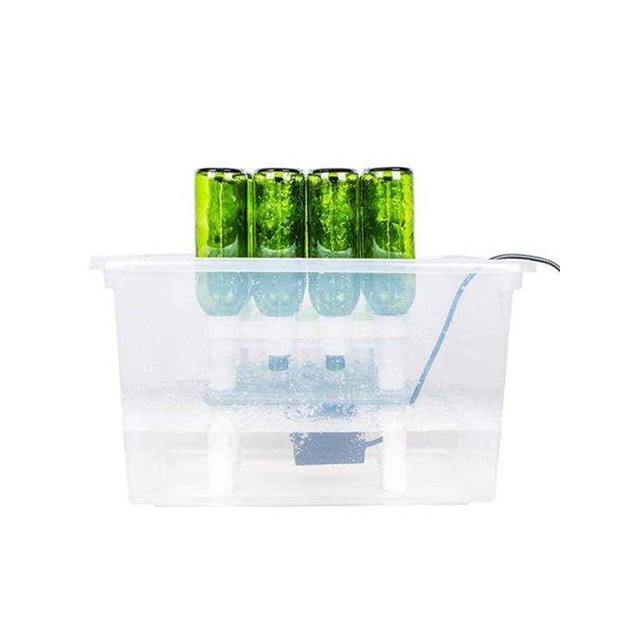 FastWasher 12 Beer Bottle Washer and Wine Bottle Cleaner | BOTTLES & RACKS NOT INCLUDED | General Purpose Rinser | Cleaner and Sanitizer System, Easy to Assemble - size: 12 Bottle Rack