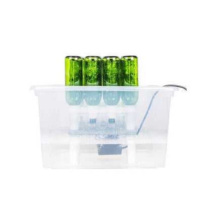 FastWasher 12 Beer Bottle Washer and Wine Bottle Cleaner | BOTTLES & RACKS NOT INCLUDED | General Purpose Rinser | Cleaner and Sanitizer System, Easy to Assemble - size: 12 Bottle Rack