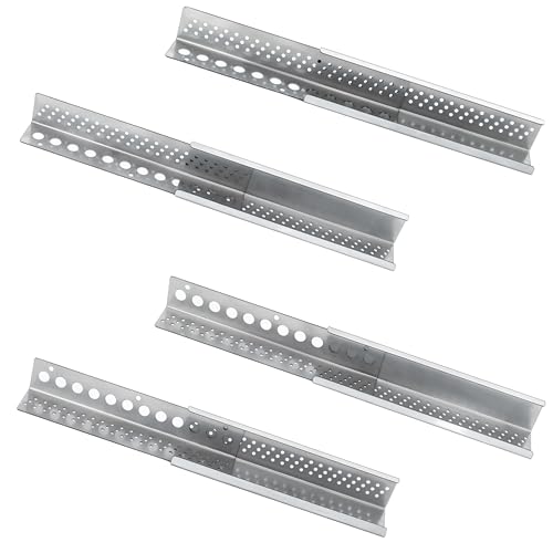 Honey Lake Metal Entrance Reducer and Mouse Guard for 8 or 10 Frame Bee Hive, Universal No-Rust Stainless Steel Design for Beekeeping, Year Around Beekeeping Supplies for Beekeeper (4 Pack)