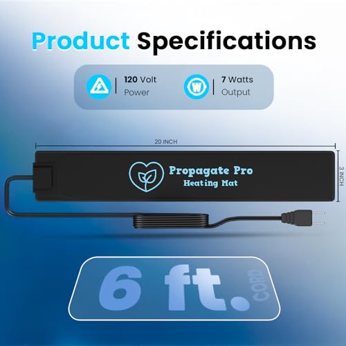 Wrap Around Kombucha Heater Belt | Propagate Pro Brewing and Fermentation Heat Mat Warmer | Keeps Your SCOBY Happy and Productive with Stickon Thermometer - size: 3 inch x 20 inch