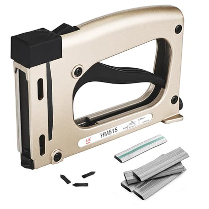 meite Point Driver HM515 Manual Tool with 1000-Count Flexible Point Nails, Picture Framing Tool for DIY Crafts, Frame Point Driver, Picture Frame Stapler/Nailer/Tacker