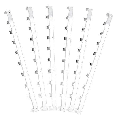 Beehive Frame Strips Spacers Beekeeping Tool Equipment Metal Beehive Frame Strips Spacers for Beekeepers Beekeeping Tool Equipment Metal Shown as Picture Size Approx 37x2.4cm 6Pcs