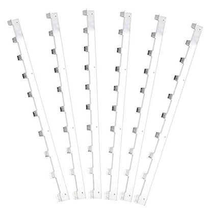 Beehive Frame Strips Spacers Beekeeping Tool Equipment Metal Beehive Frame Strips Spacers for Beekeepers Beekeeping Tool Equipment Metal Shown as Picture Size Approx 37x2.4cm 6Pcs