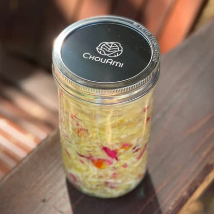 Le Parfait Stainless Steel Fermenting Kit with 1L Glass Jar, 1 EA