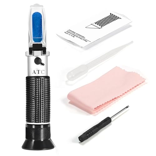 0-32% Brix Meter Refractometer,V-Resourcing Portable Hand Held Refractometer for Sugar Content Test - color: Brix Refractometer ( 0-32% )