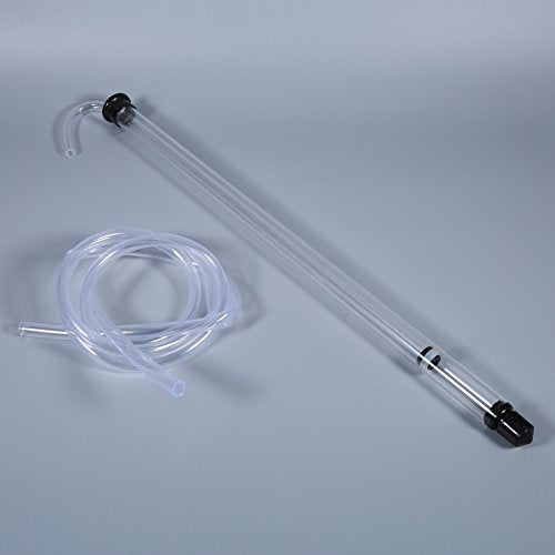 Auto Siphon for Home Brewing 17inch Racking Cane with 4ft Tube for Beer Wine & Cider